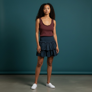MINI A-6373 BALZE - mini gonna - amuleto