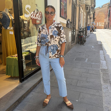 CAMICIA 25246 FIORI - CAMICETTA - amuleto