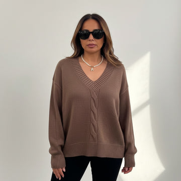 MAGLIA FC3129 TRECCIA - Maglieria - FRANCESCO COPPOLA