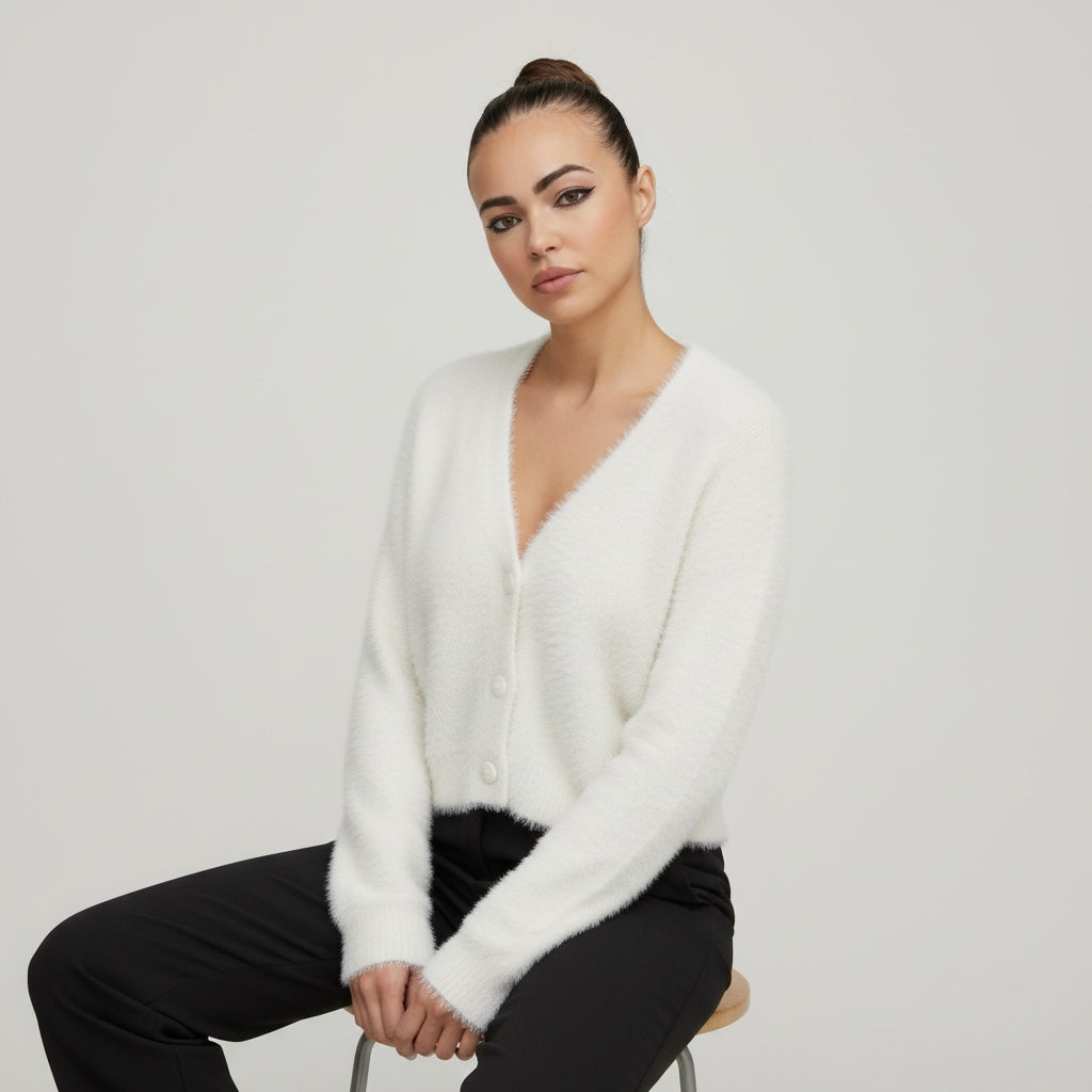 CARDIGAN SG21 PELO - Maglieria - SIMONA G