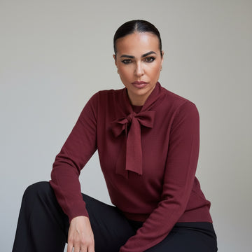 MAGLIA SG35 COLLO SCIARPA -  - SIMONA G