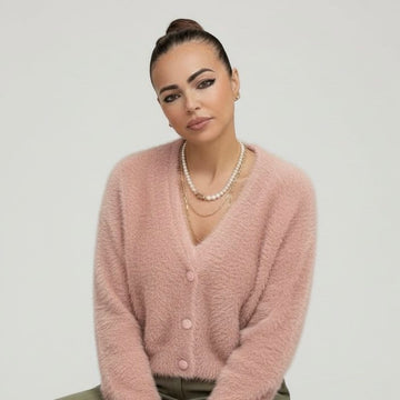 CARDIGAN SG21 PELO - Maglieria - SIMONA G