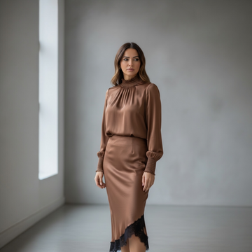 BLUSA A-3272 PARICOLLO - BLUSA - amuleto