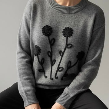 MAGLIA FCM152 FIORI - Maglieria - FRANCESCO COPPOLA